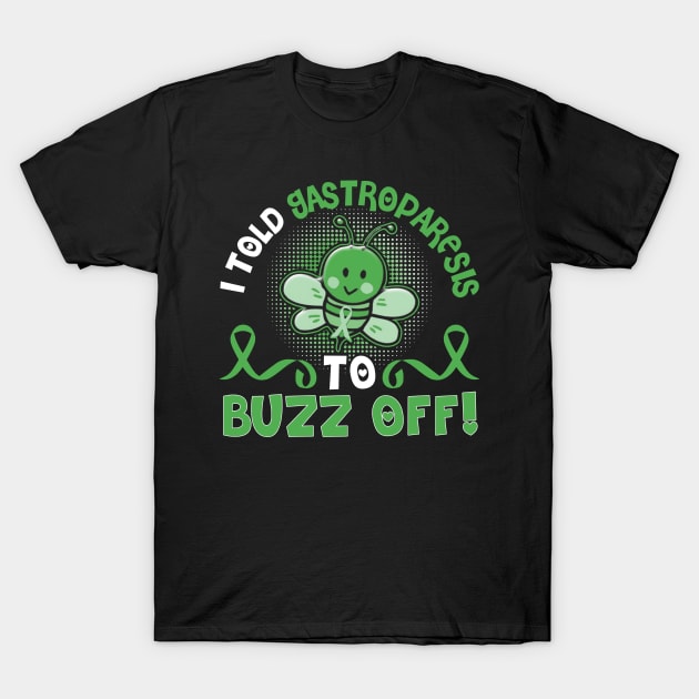 funny gastroparesis bee warrior T-Shirt by TeesCircle